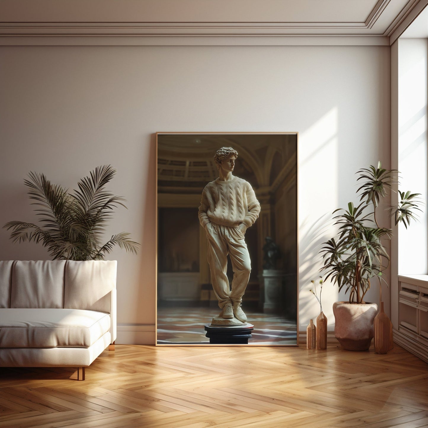 Casual David Michelangelo, High Quality Digital Download - Luxuria Canvas