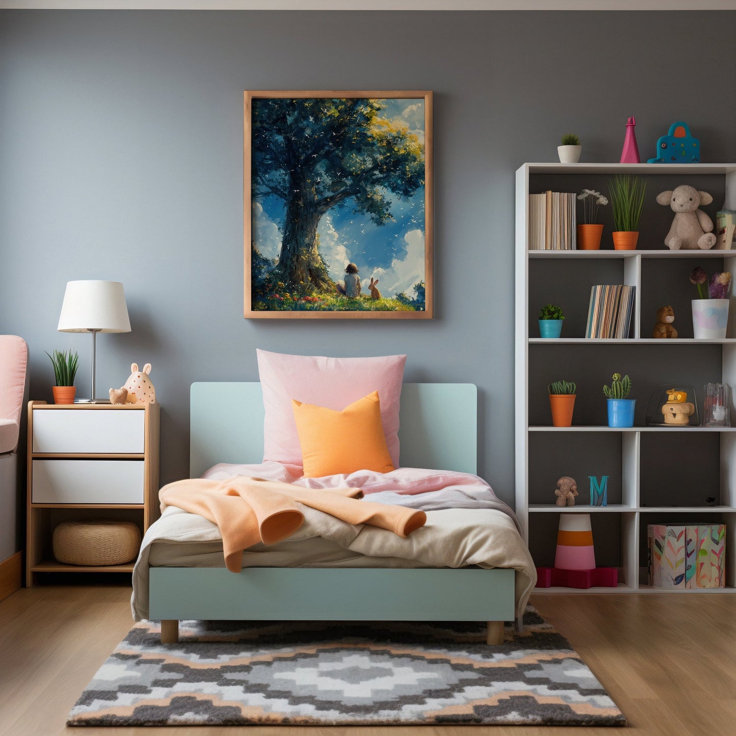 Reading Tree, High Quality Digital Download - Luxuria Canvas