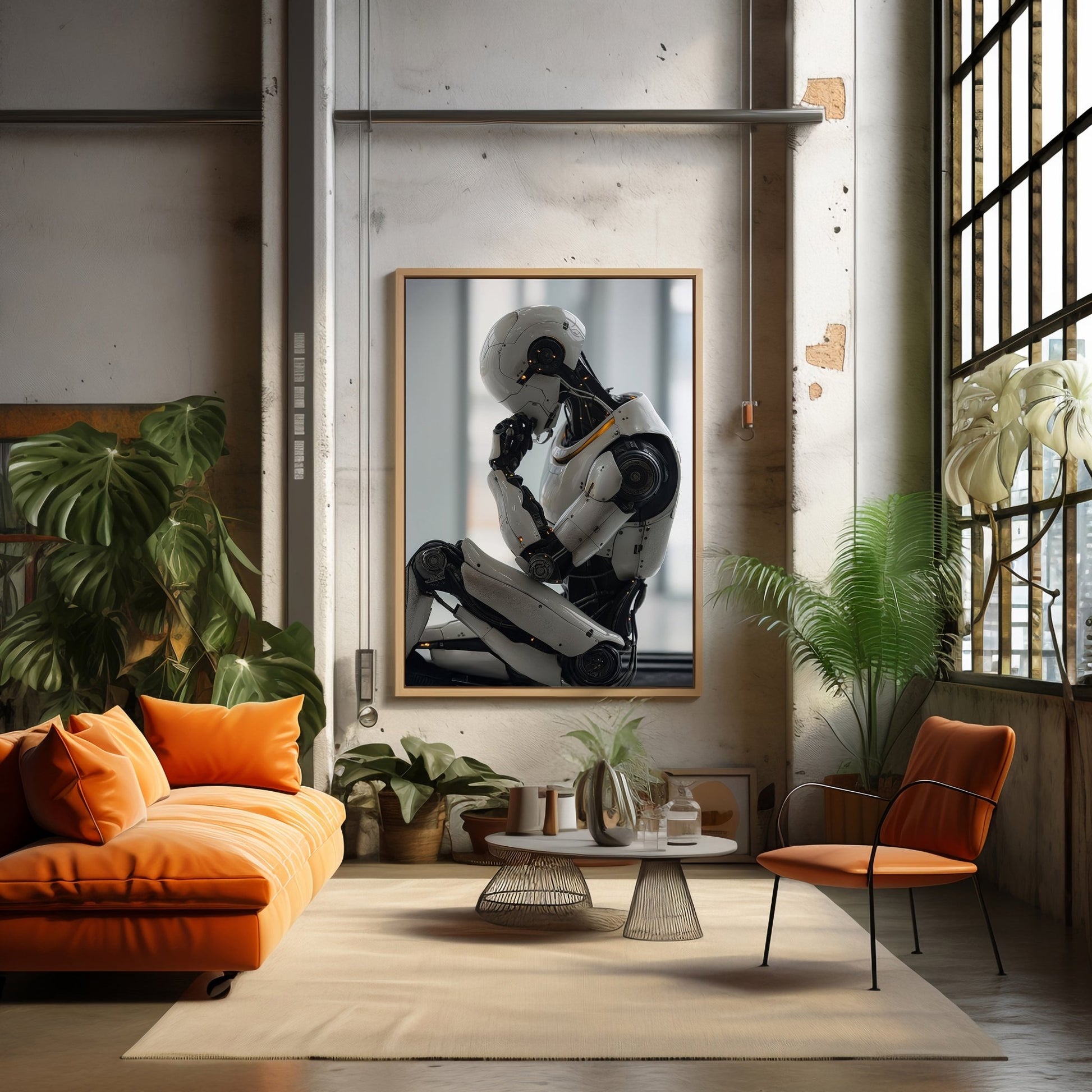 Robotic Deep Thought, High Quality Digital Download - Luxuria Canvas