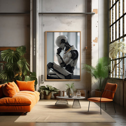 Robotic Deep Thought, High Quality Digital Download - Luxuria Canvas