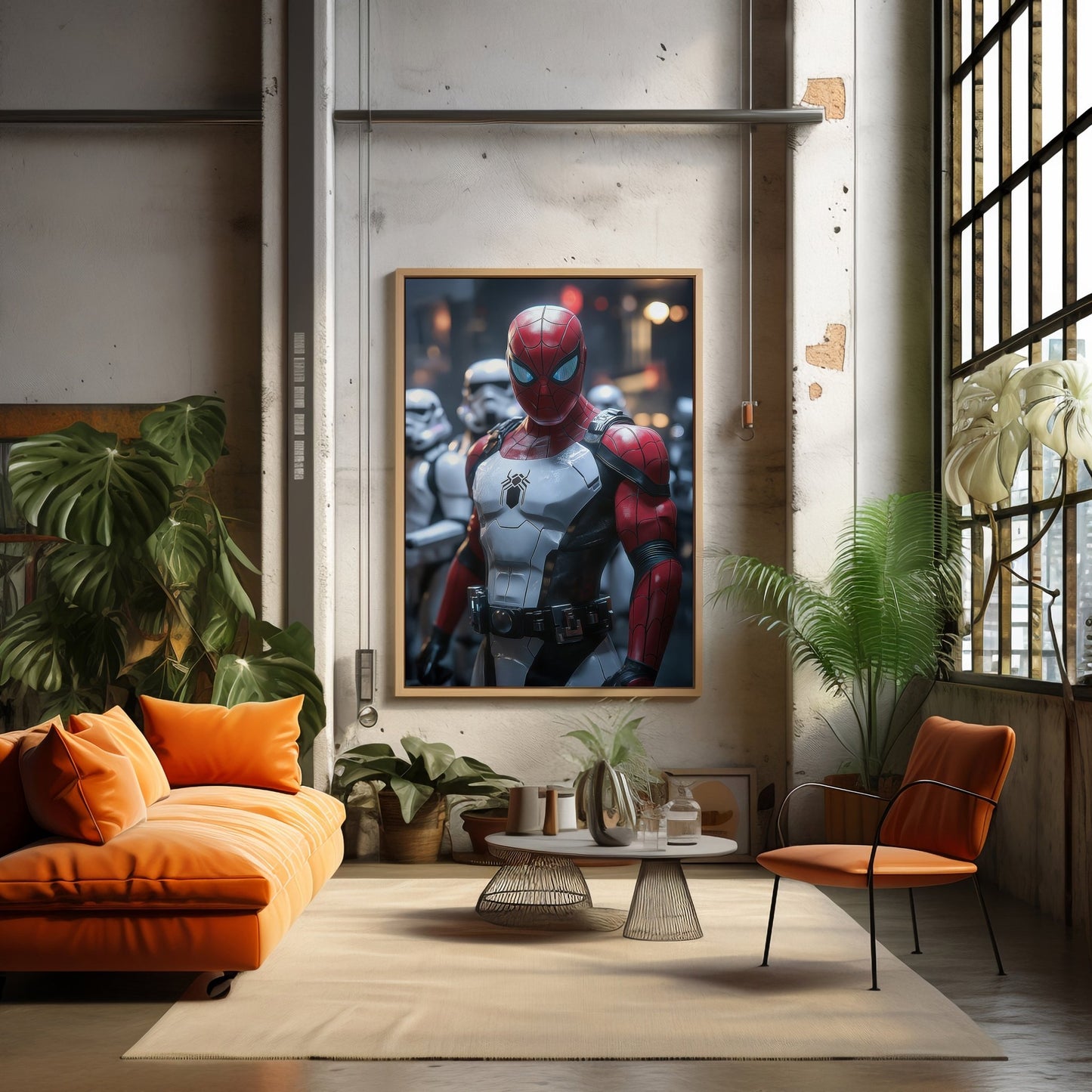 Spiderman Stormtrooper Digital Art Download - Luxuria Canvas