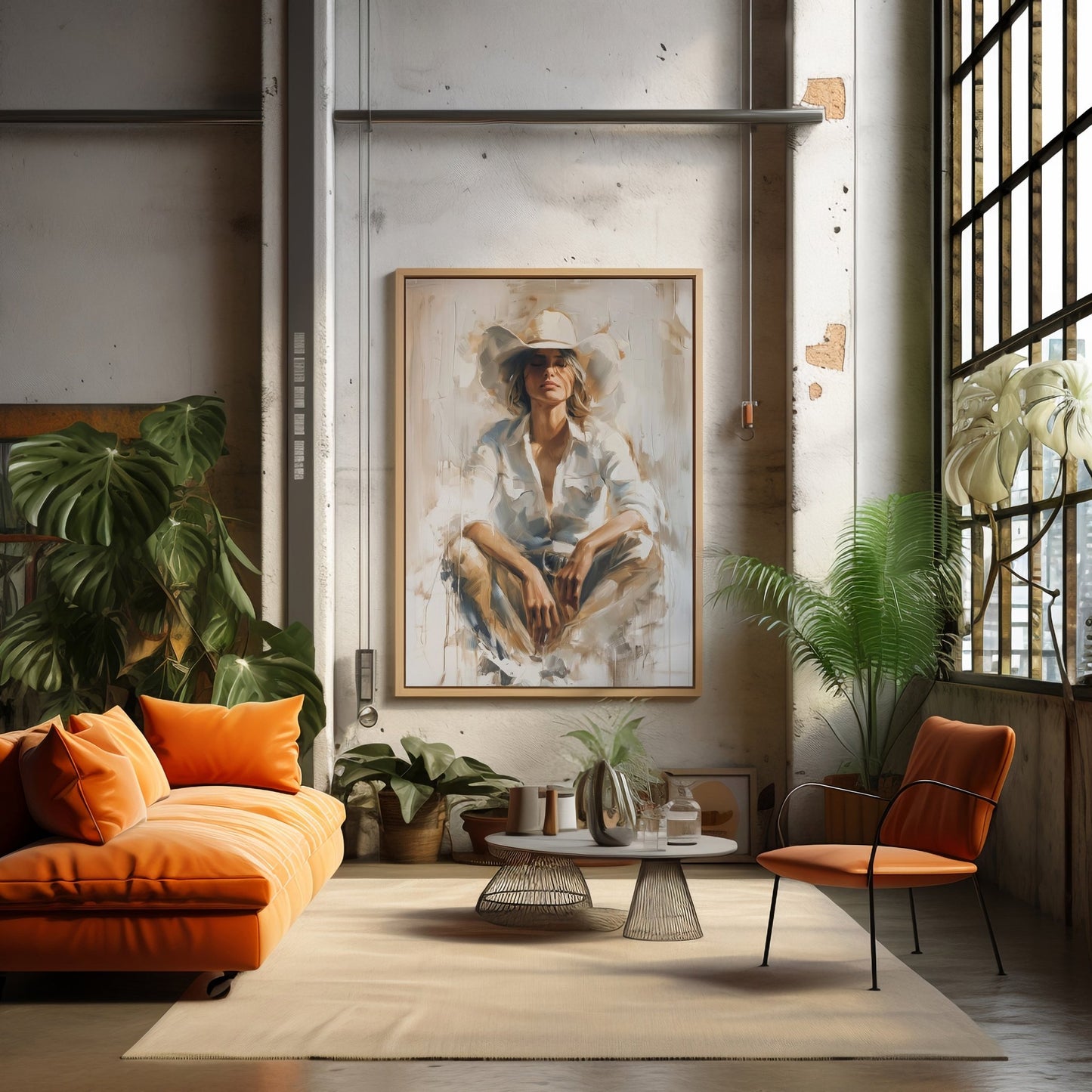 Cowgirl Grateful Moment, High Quality Digital Download - Luxuria Canvas