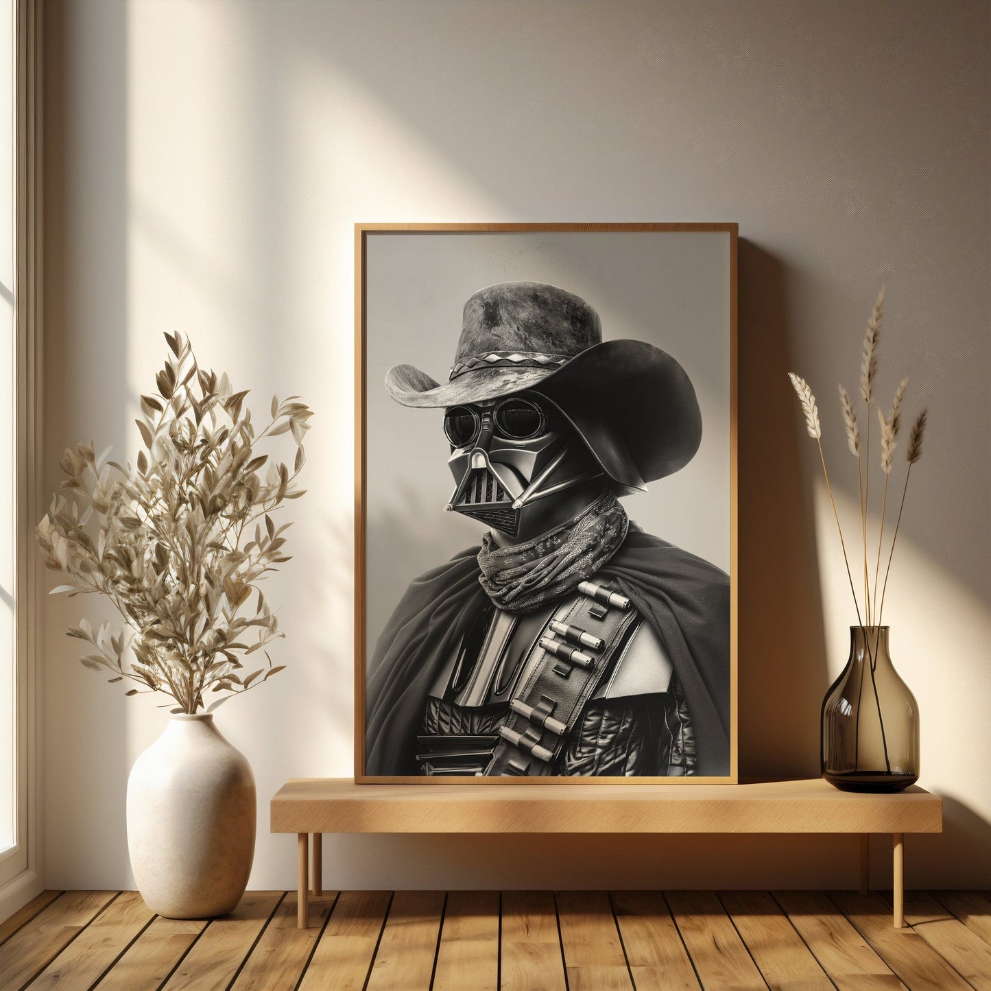 Darth Vader Wild West Digital Art Download - Luxuria Canvas