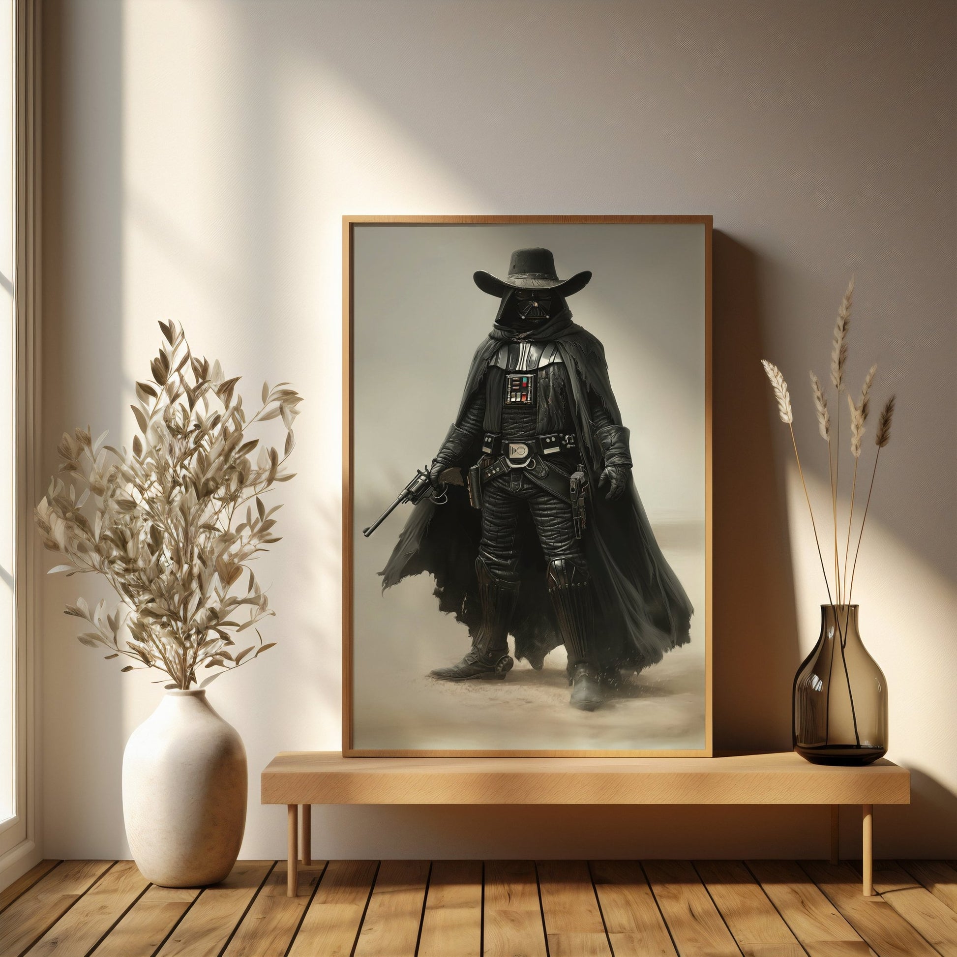 Wild West Darth Vader Digital Art Download - Luxuria Canvas
