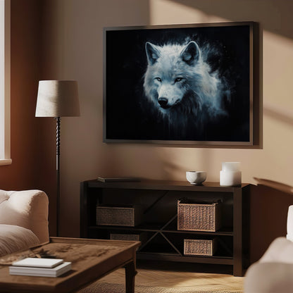 White Wolf, High Quality Digital Download - Luxuria Canvas