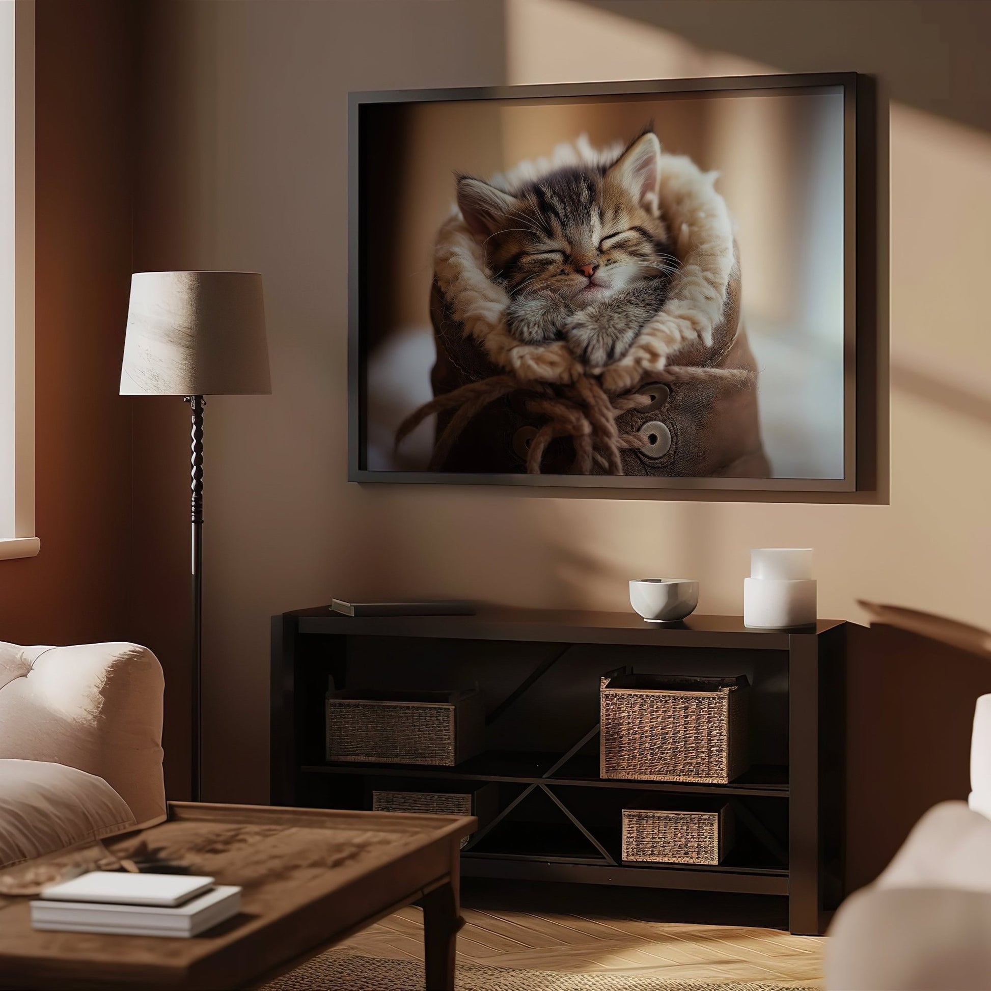 Kittens Boot, High Quality Digital Download - Luxuria Canvas