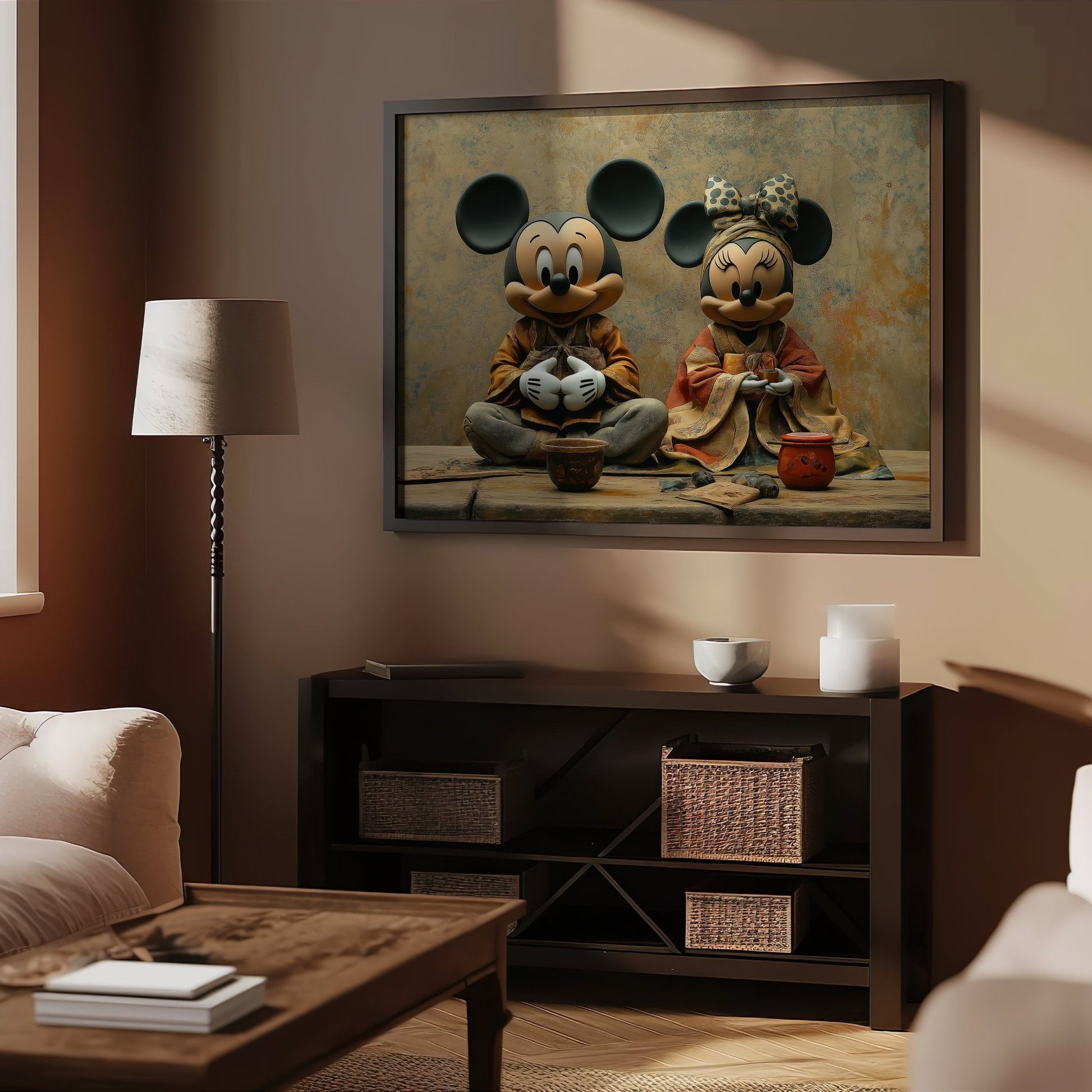 Mongolian Mickey Digital Art Download - Luxuria Canvas