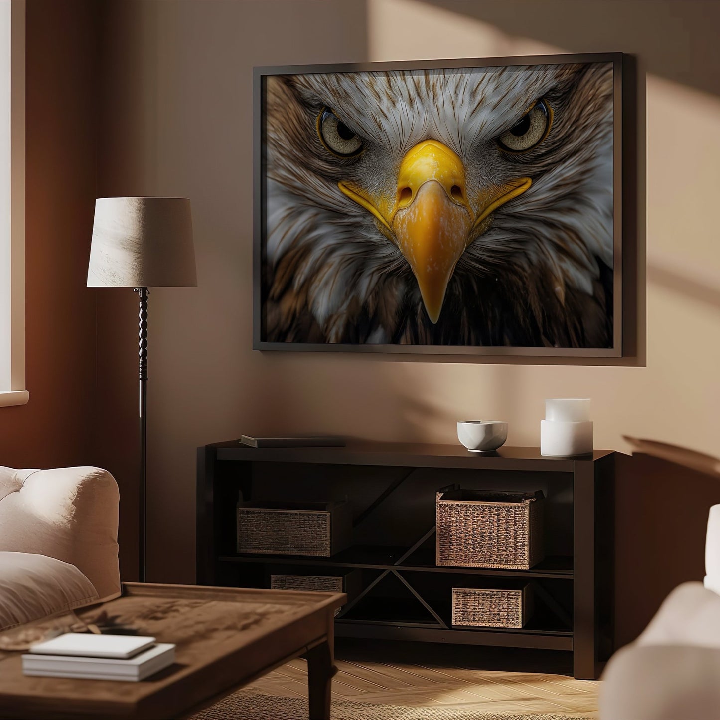 Eagle Focus Digital Art Download - Luxuria Canvas