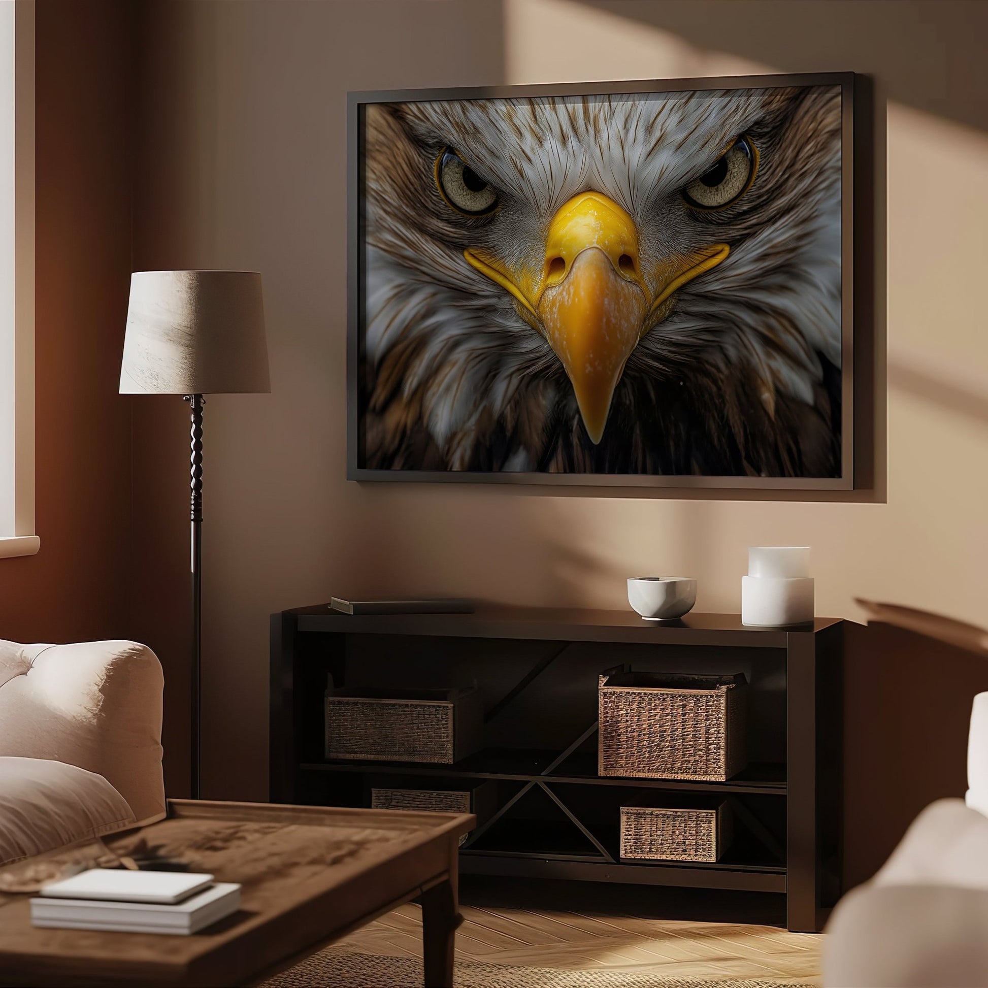 Eagle Focus Digital Art Download - Luxuria Canvas