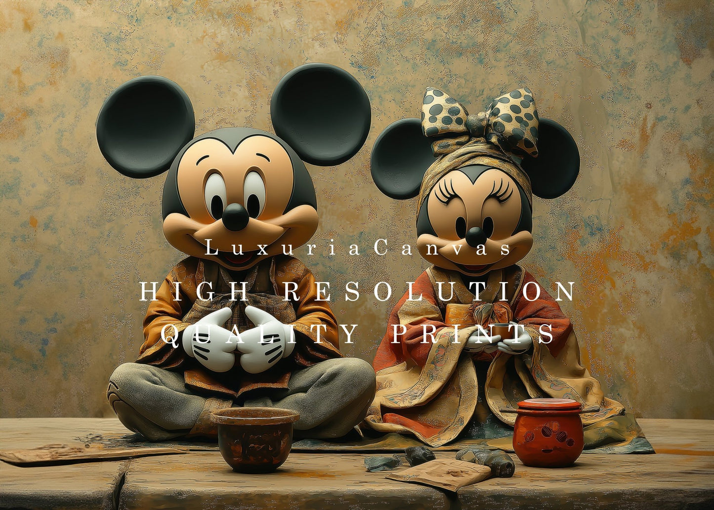 Mongolian Mickey Digital Art Download - Luxuria Canvas