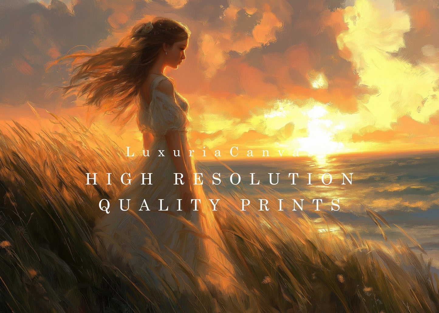 Windswept Beach, High Quality Digital Download - Luxuria Canvas