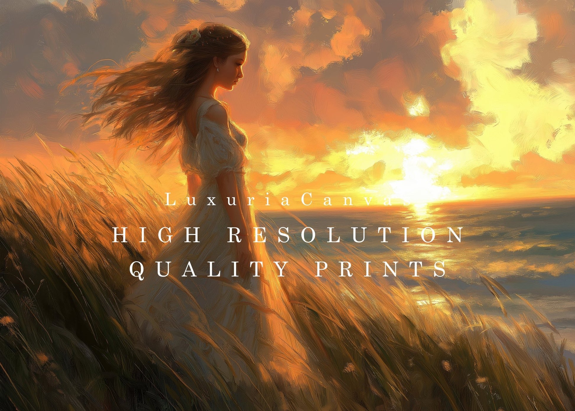 Windswept Beach, High Quality Digital Download - Luxuria Canvas