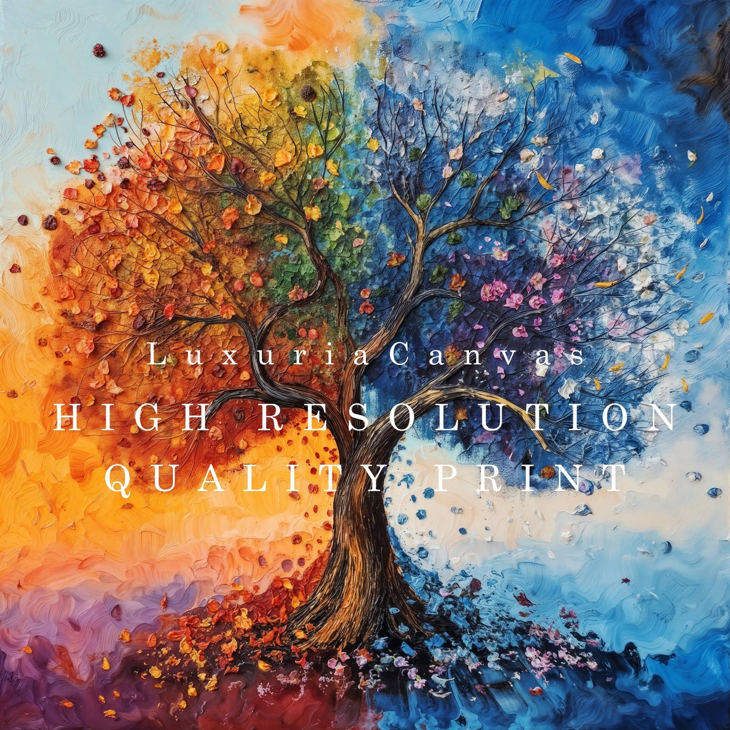 Four Seasons, High Quality Digital Download - Luxuria Canvas