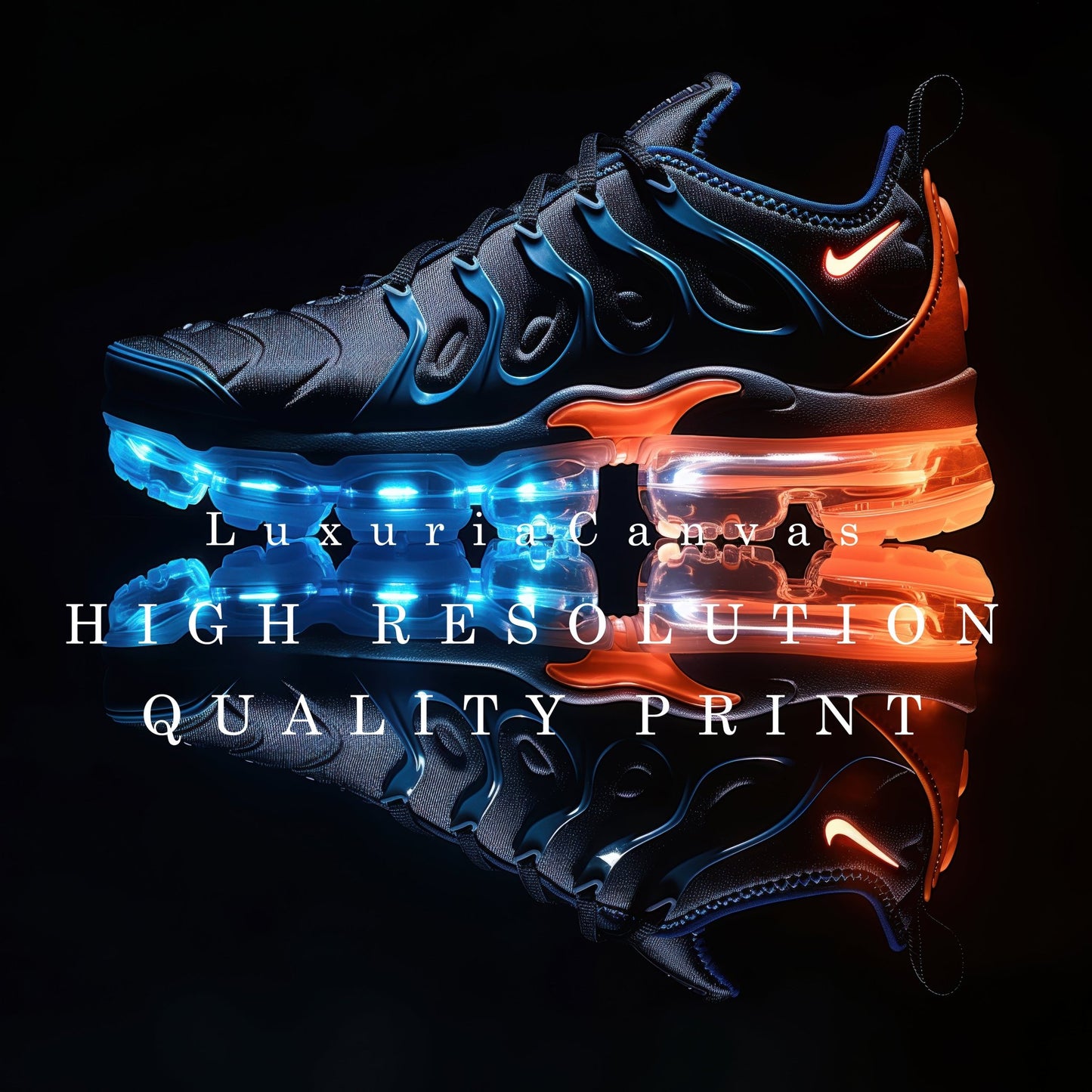 Nike Set of 4 Digital Art Download - Luxuria Canvas