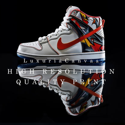 Nike Set of 4 Digital Art Download - Luxuria Canvas