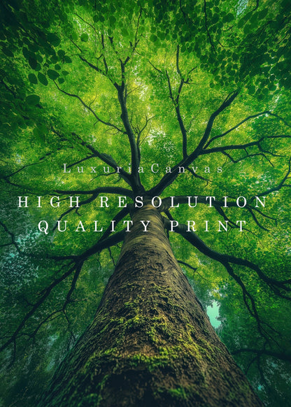 Treetop Tranquility Digital Art Download - Luxuria Canvas