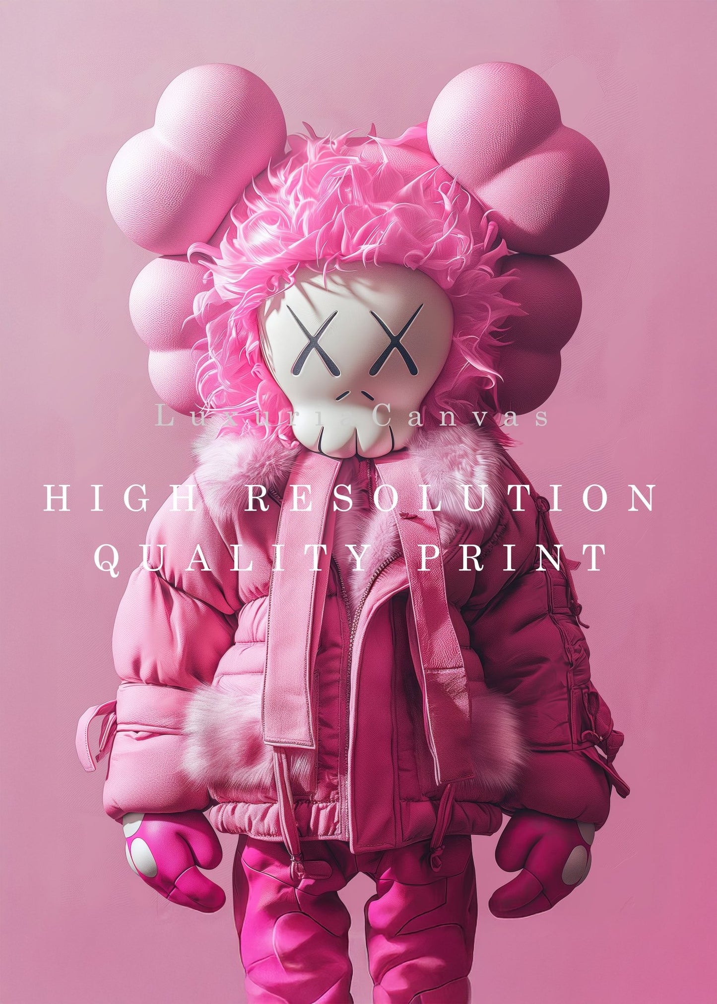 Girly Hypebeast Digital Art Download - Luxuria Canvas