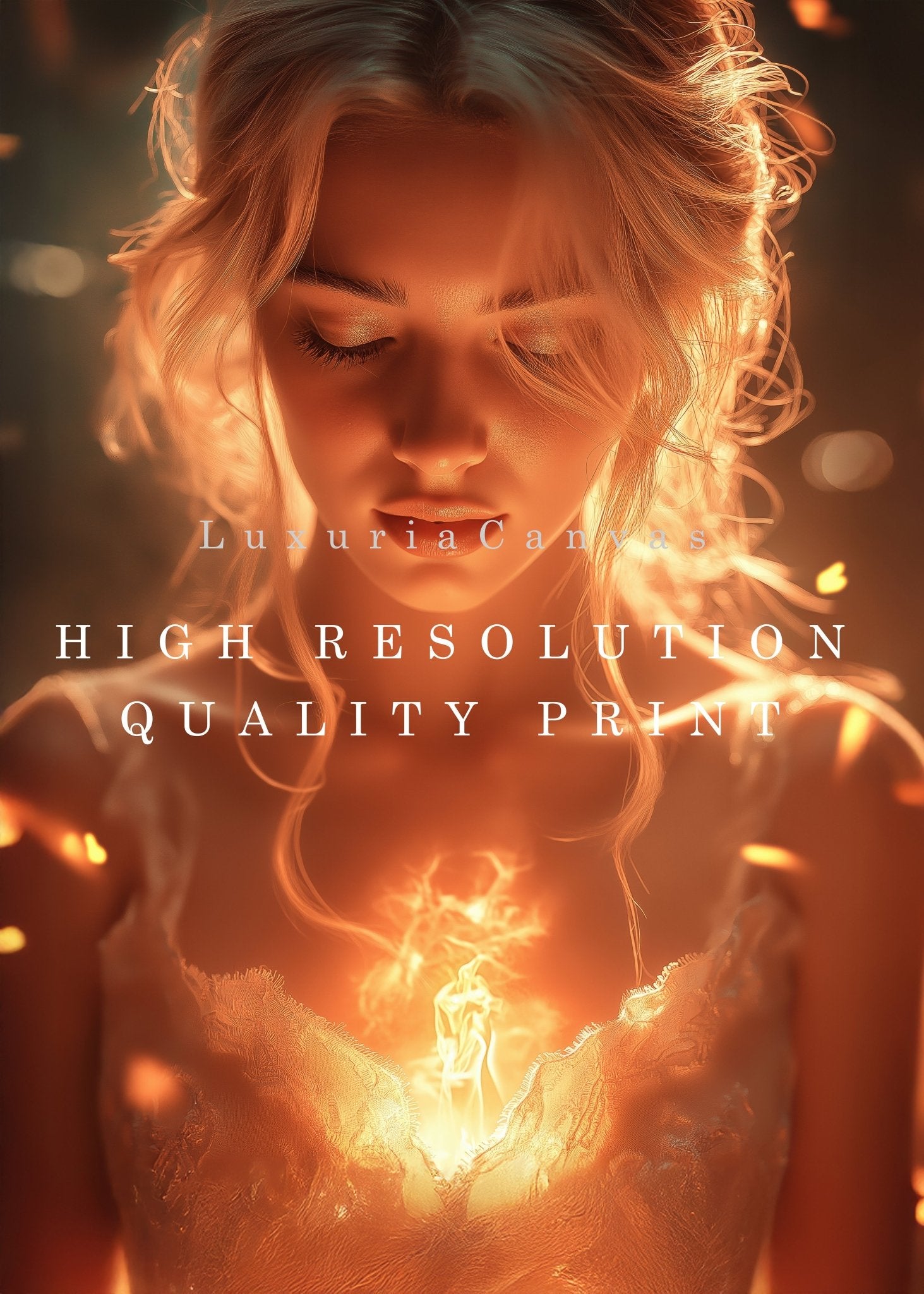 Love Awakened Digital Art Download - Luxuria Canvas