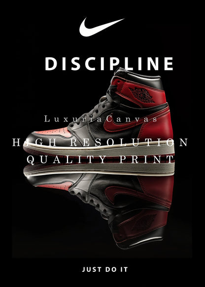 Nike Inspirational Set of 3 Digital Art Download - Luxuria Canvas