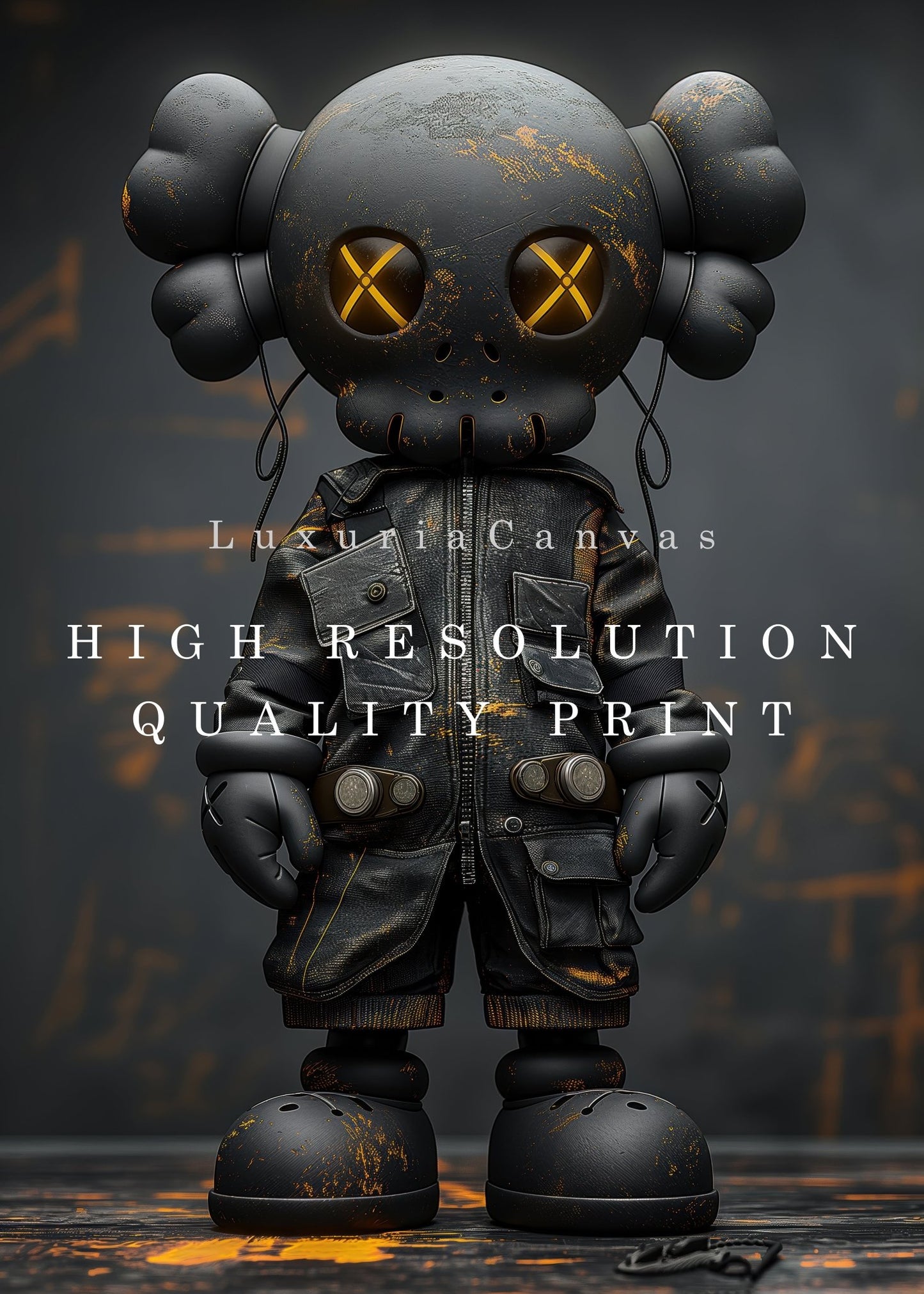 HypeBeast Cyberpunk Digital Art Download - Luxuria Canvas