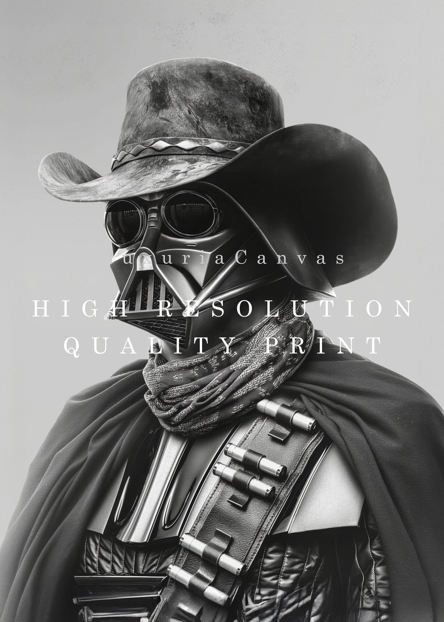 Darth Vader Wild West Digital Art Download - Luxuria Canvas