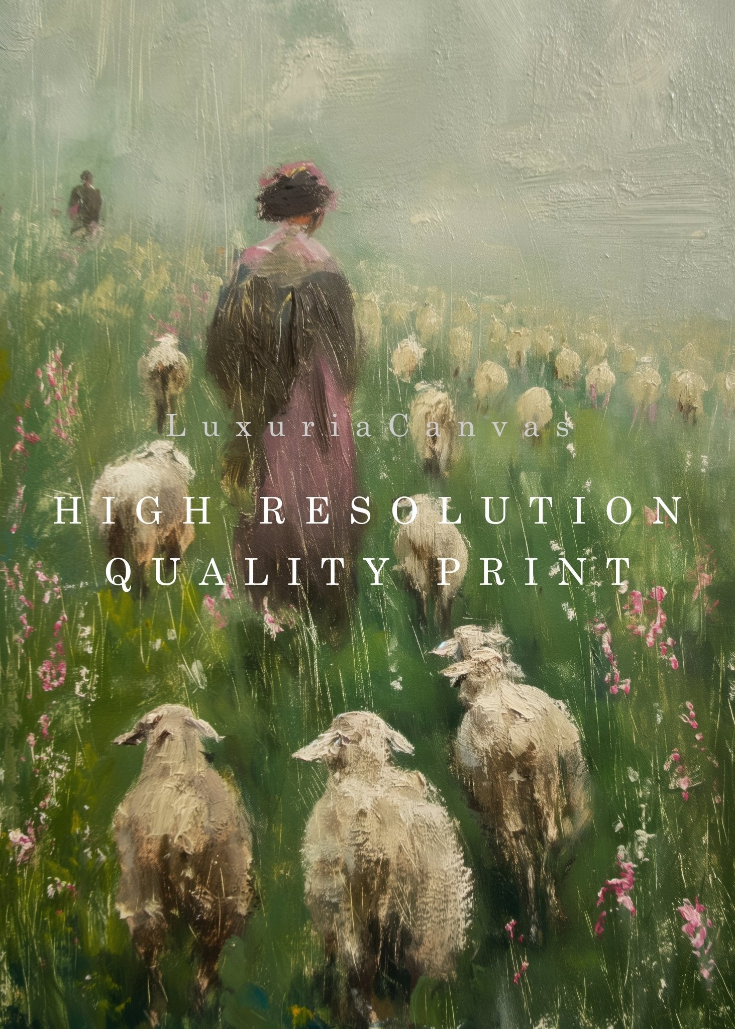 Shepherds Field, High Quality Digital Download - Luxuria Canvas