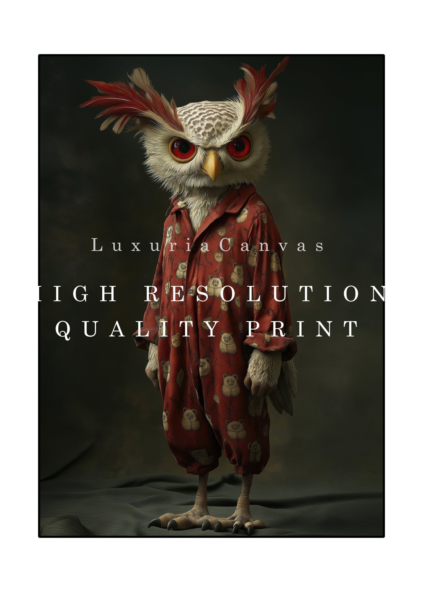 Owl Bedtime, High Quality Digital Download - Luxuria Canvas