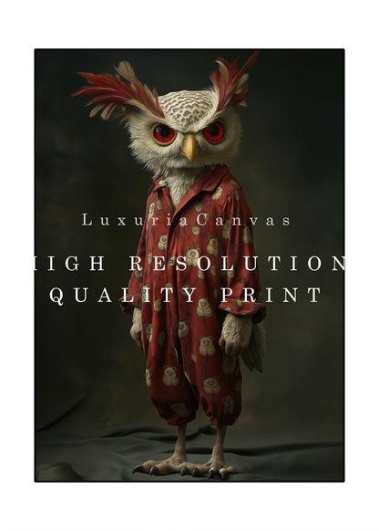 Owl Bedtime, High Quality Digital Download - Luxuria Canvas
