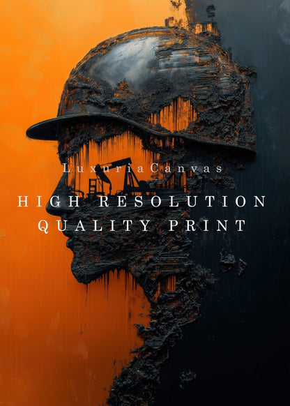 Roughneck Oil, High Quality Digital Download - Luxuria Canvas