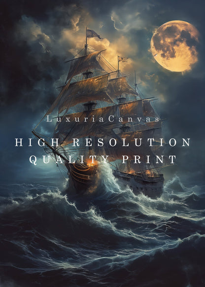 Lost at Sea Digital Art Download - Luxuria Canvas