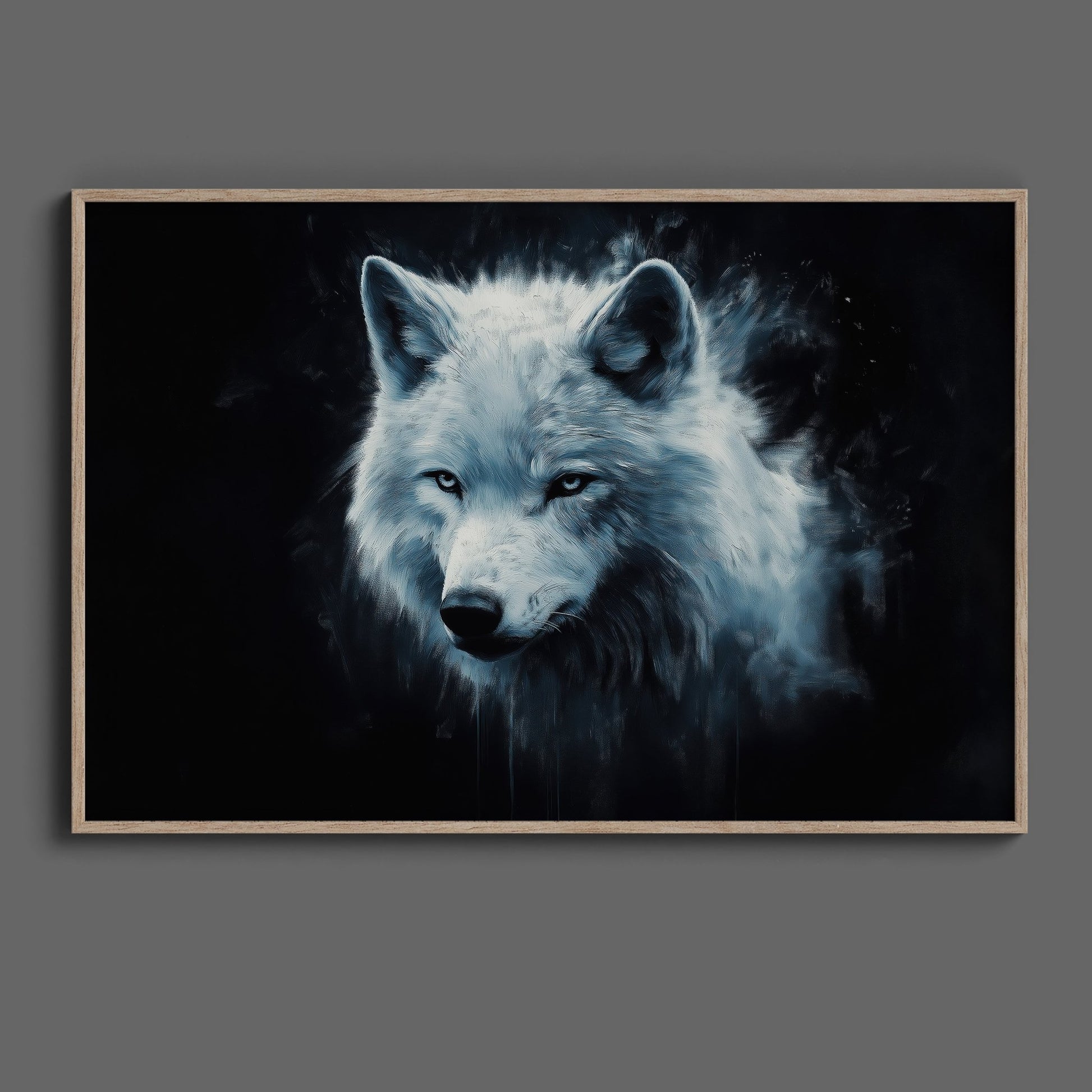 White Wolf, High Quality Digital Download - Luxuria Canvas