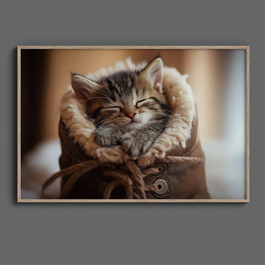 Kittens Boot, High Quality Digital Download - Luxuria Canvas