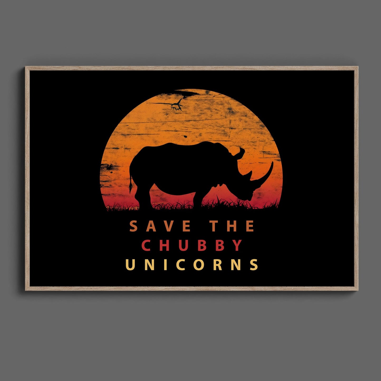 Chubby Unicorn, High Quality Digital Download - Luxuria Canvas