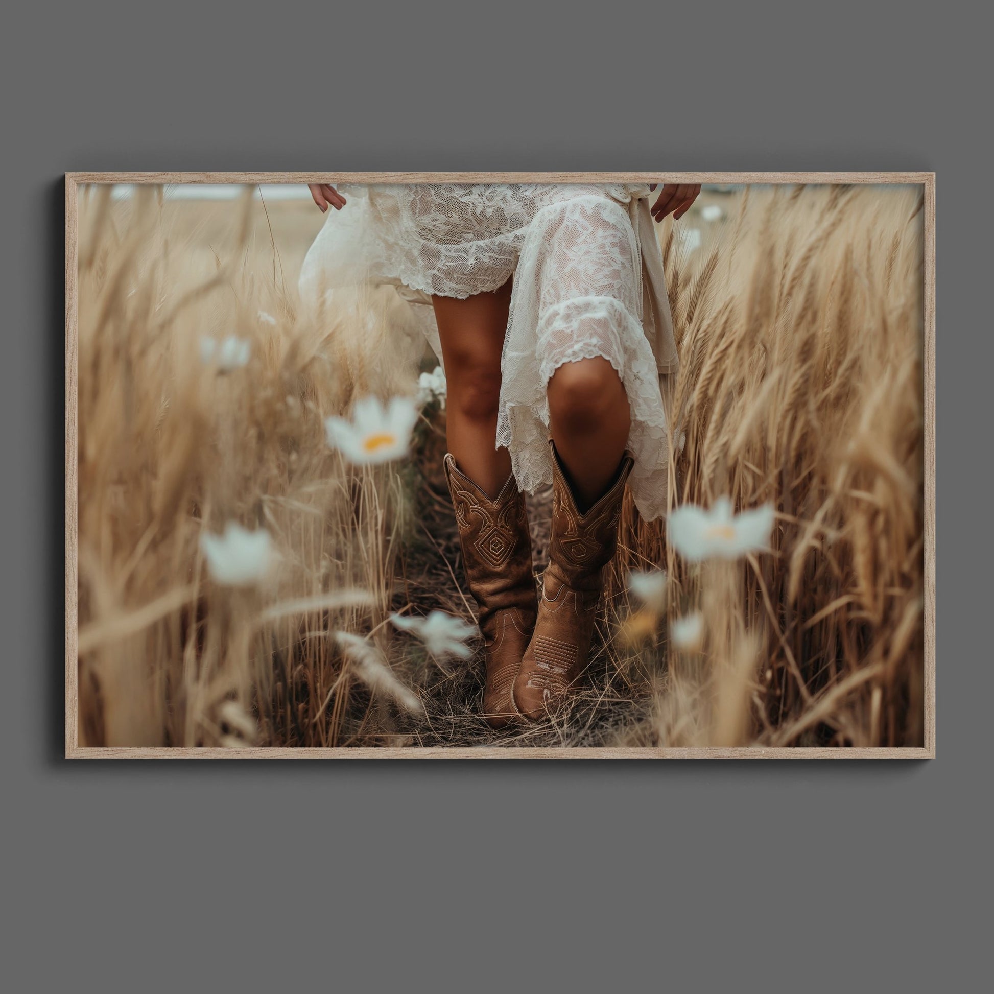 Cowgirl Boots and Skirt Digital Art Download - Luxuria Canvas