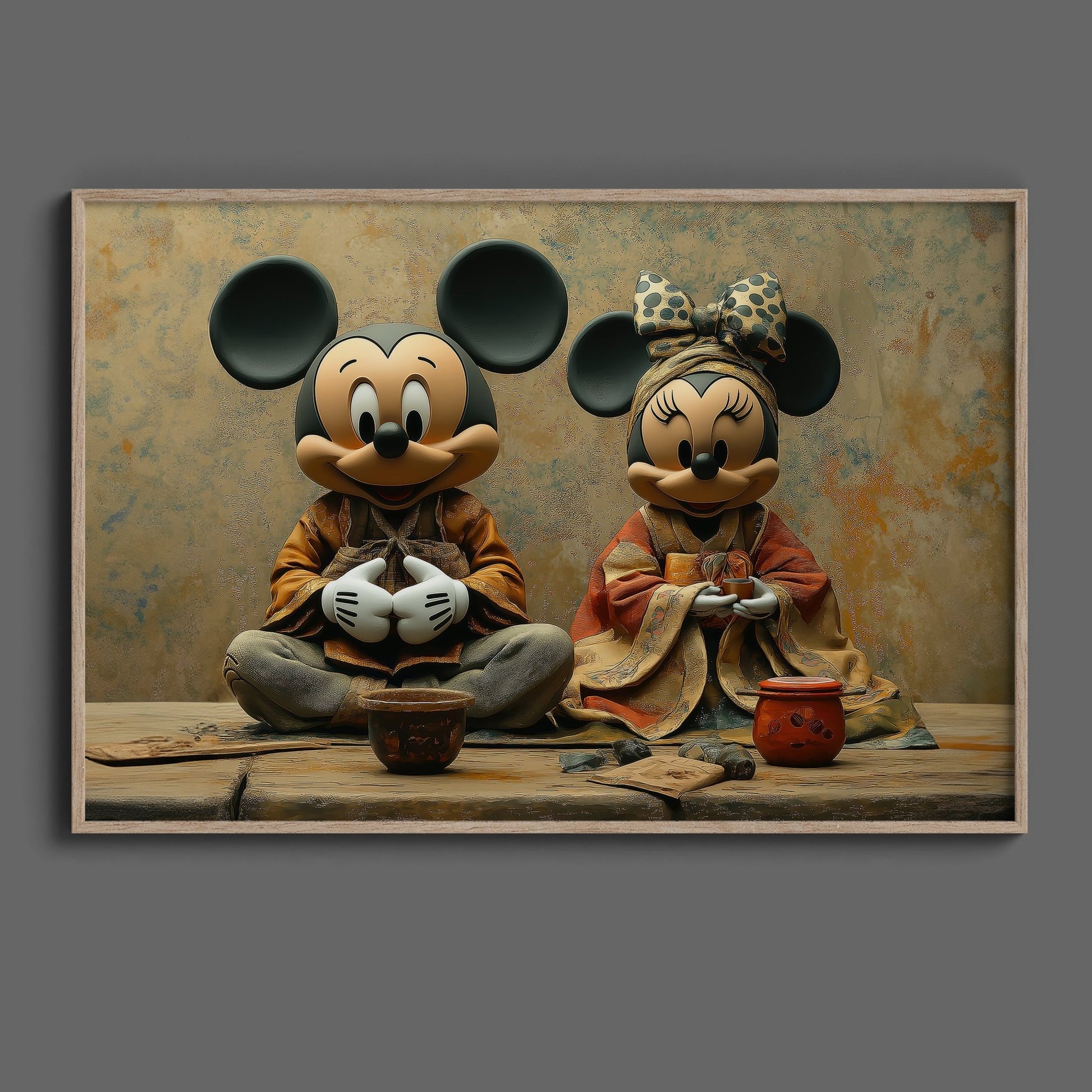 Mongolian Mickey Digital Art Download - Luxuria Canvas