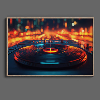 DJ Mixer Street, High Quality Digital Download - Luxuria Canvas