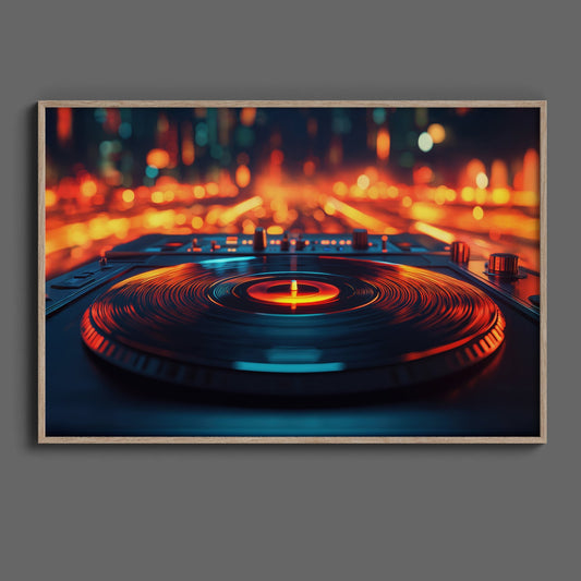 DJ Mixer Street, High Quality Digital Download - Luxuria Canvas