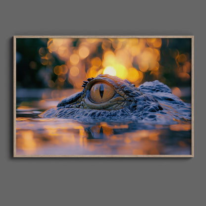 Crocodiles Eye, High Quality Digital Download - Luxuria Canvas