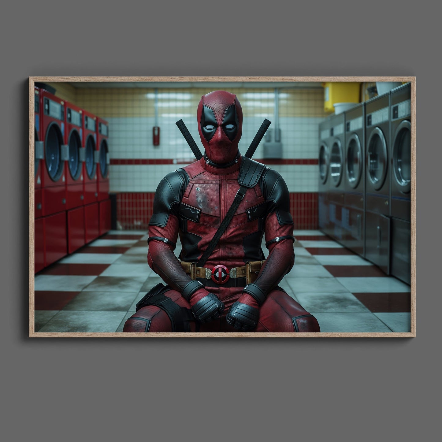 Deadpool Laundry Day, High Quality Digital Download - Luxuria Canvas