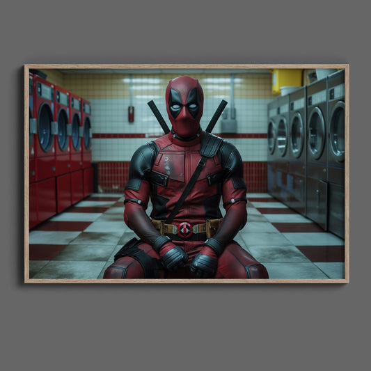 Deadpool Laundry Day, High Quality Digital Download - Luxuria Canvas
