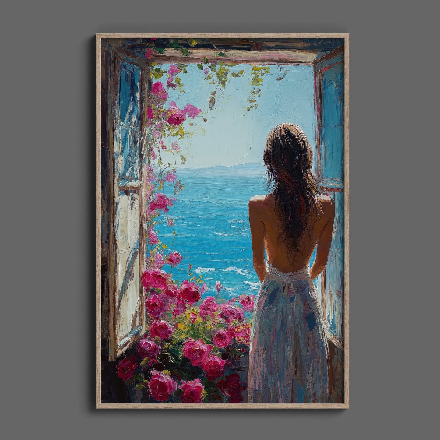Overlooking the Sea, High Quality Digital Download - Luxuria Canvas