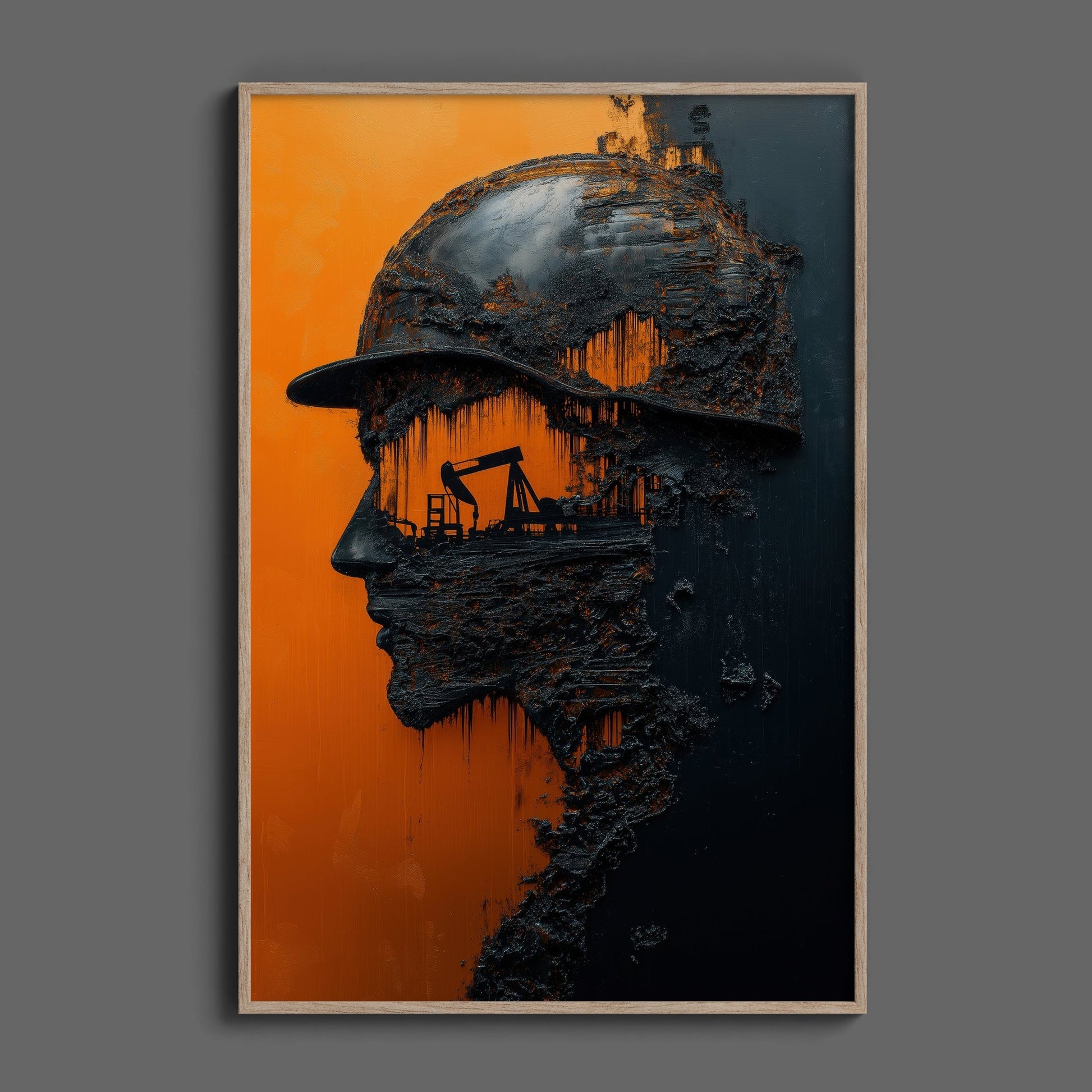 Roughneck Oil, High Quality Digital Download - Luxuria Canvas