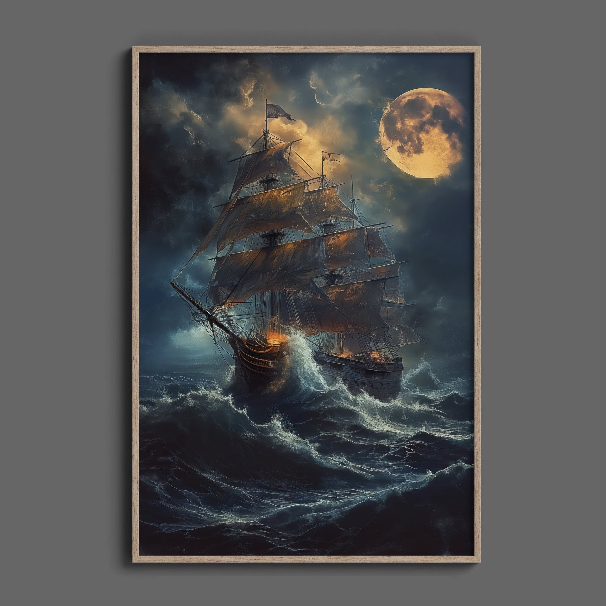 Lost at Sea Digital Art Download - Luxuria Canvas