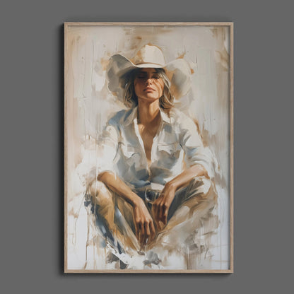 Cowgirl Grateful Moment, High Quality Digital Download - Luxuria Canvas