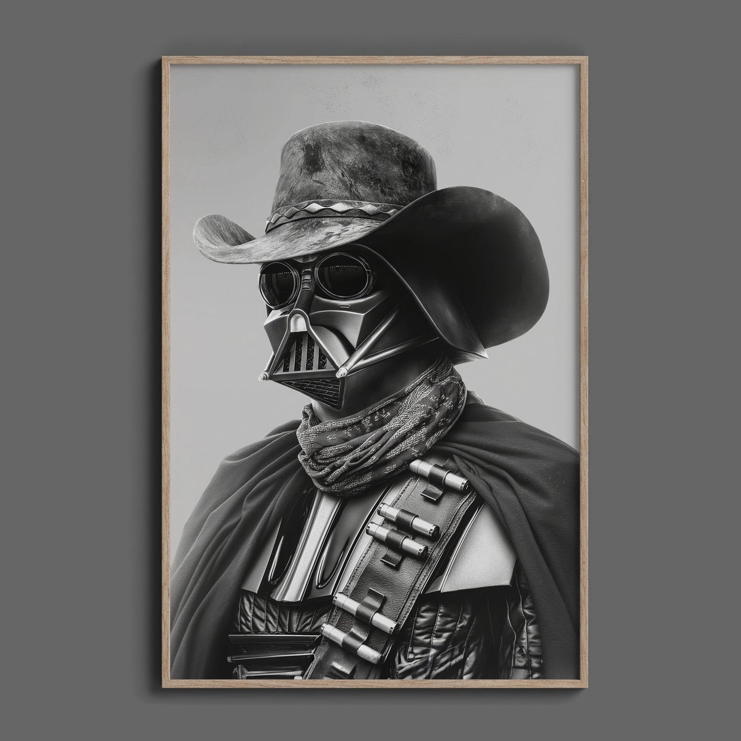 Darth Vader Wild West Digital Art Download - Luxuria Canvas