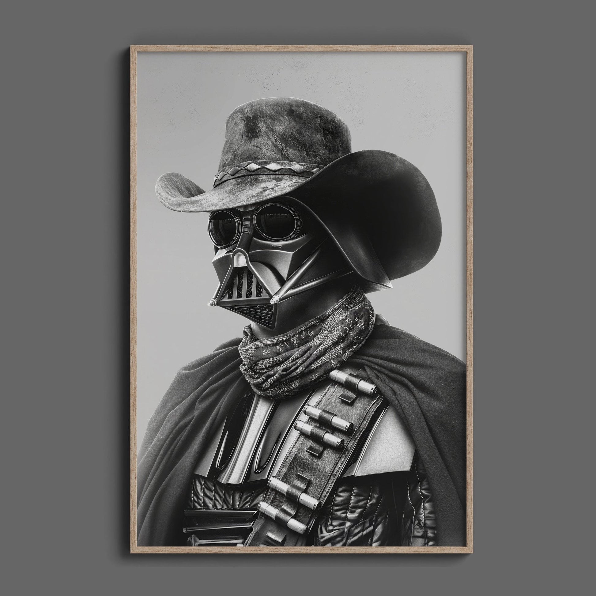 Darth Vader Wild West Digital Art Download - Luxuria Canvas