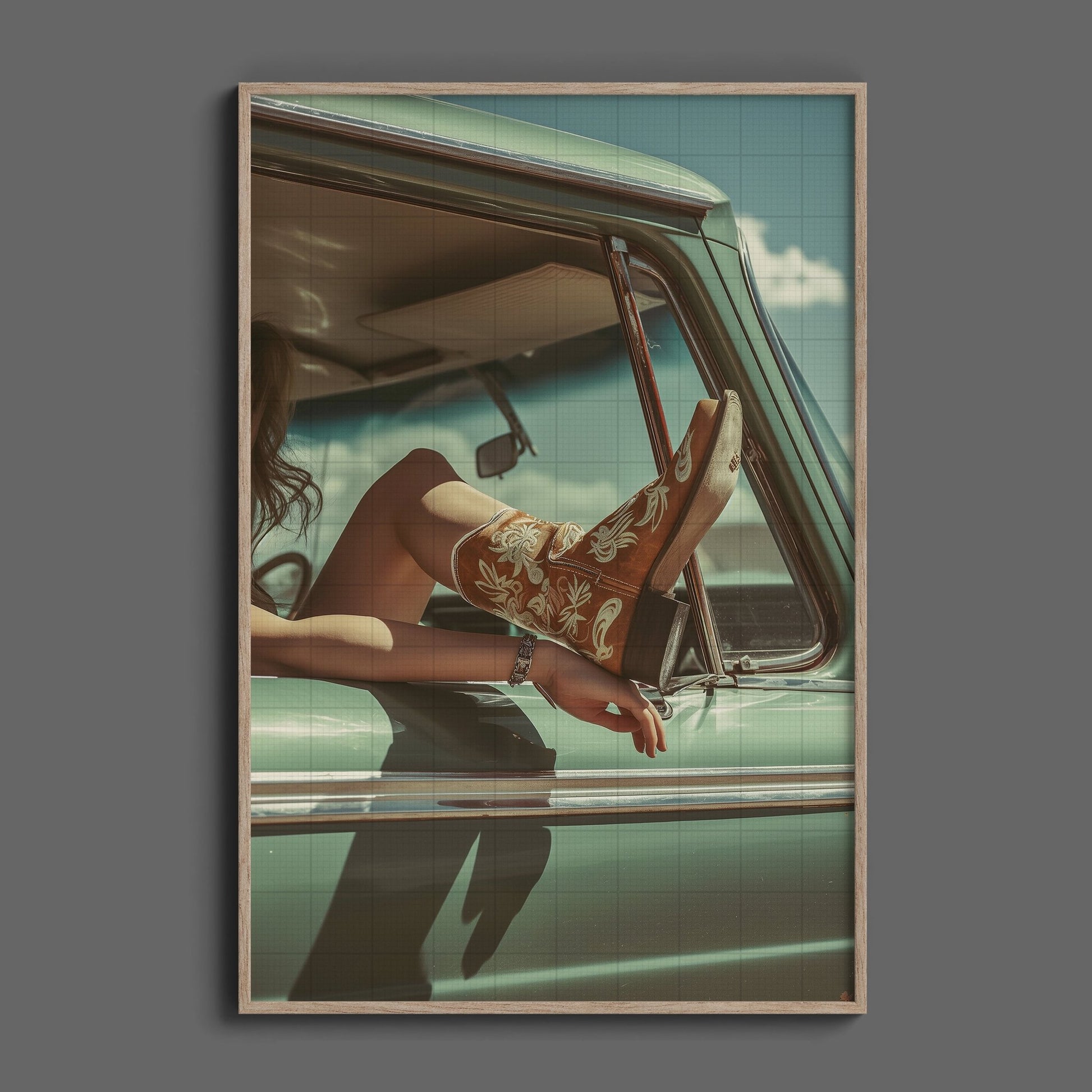 Vintage Cowgirl Boots, High Quality Digital Download - Luxuria Canvas