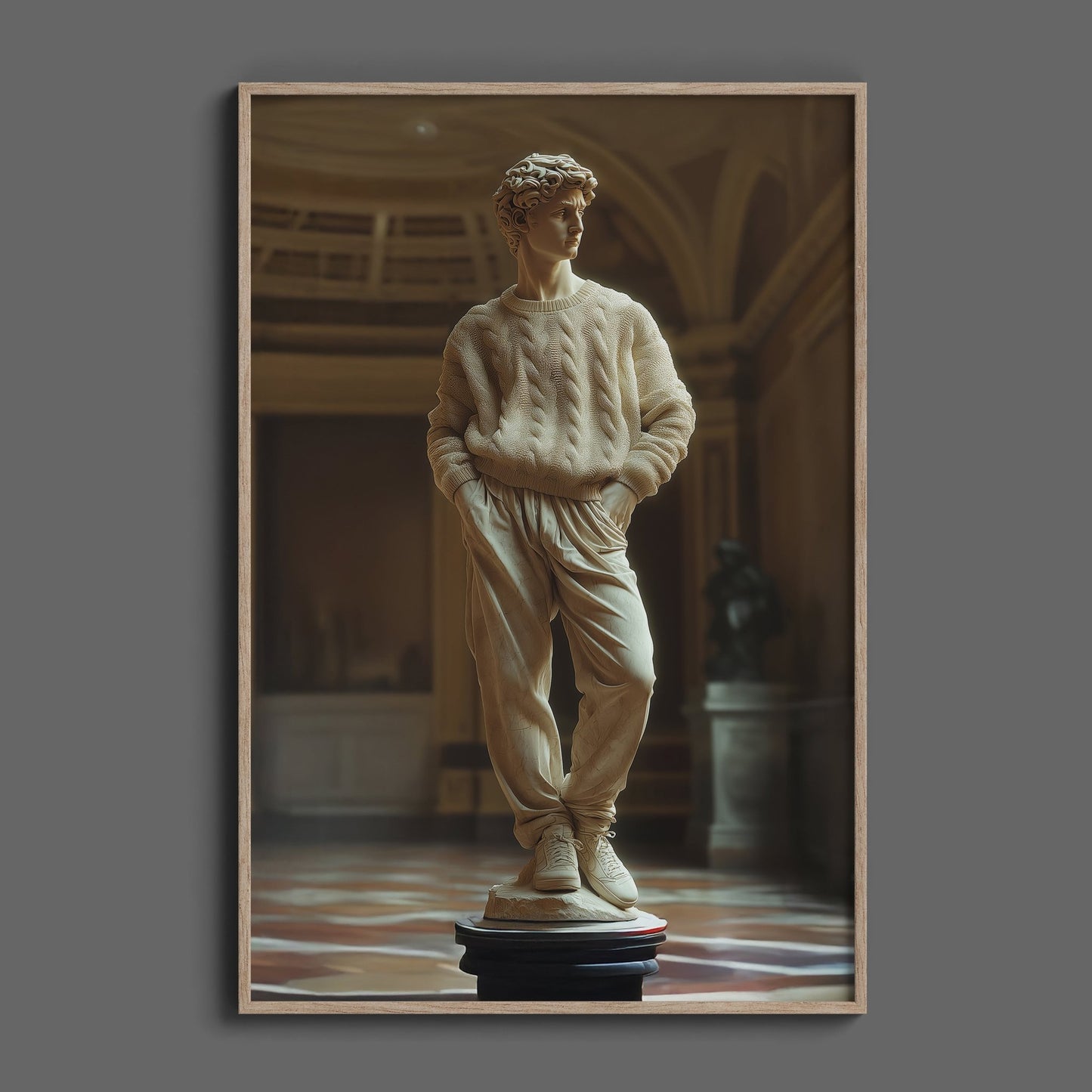 Casual David Michelangelo, High Quality Digital Download - Luxuria Canvas