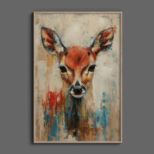 Deer Painting, High Quality Digital Download - Luxuria Canvas