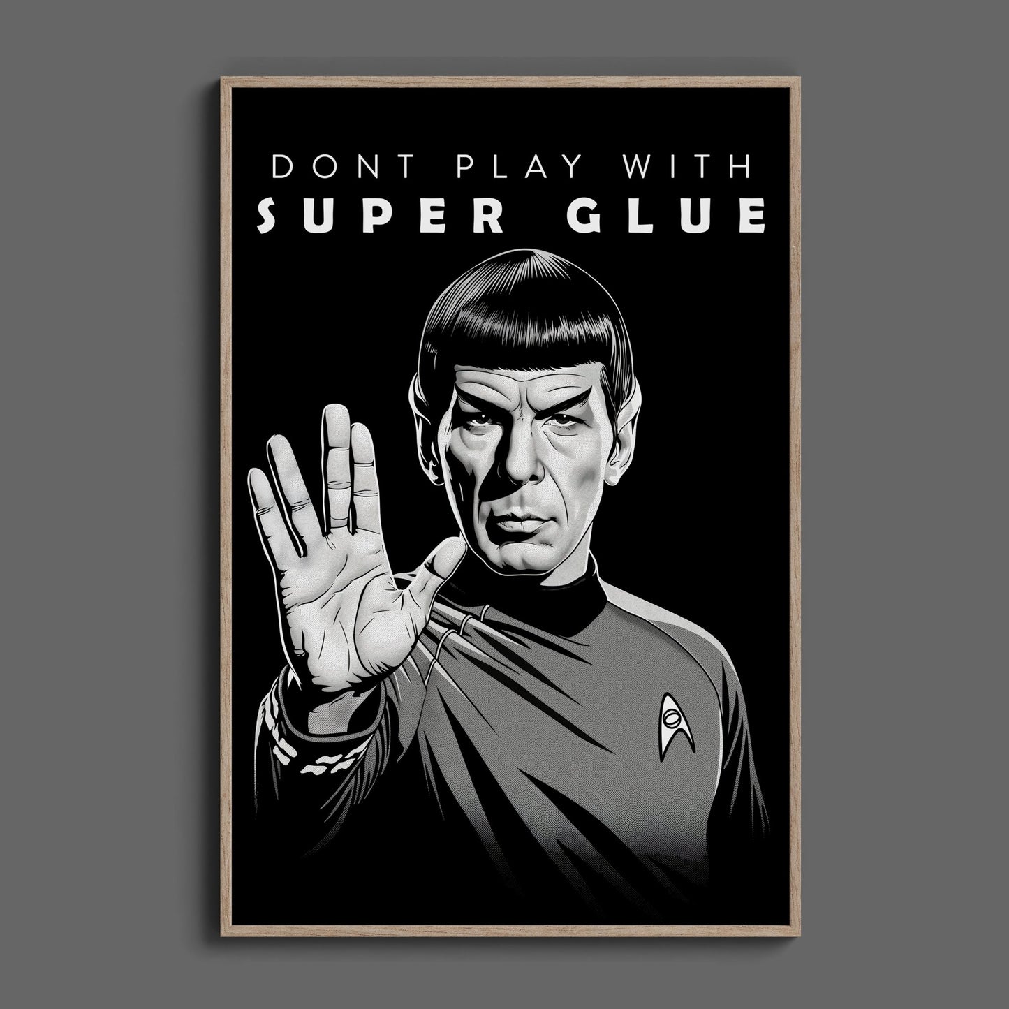 Star Trek Spock Super Glue, High Quality Digital Download - Luxuria Canvas